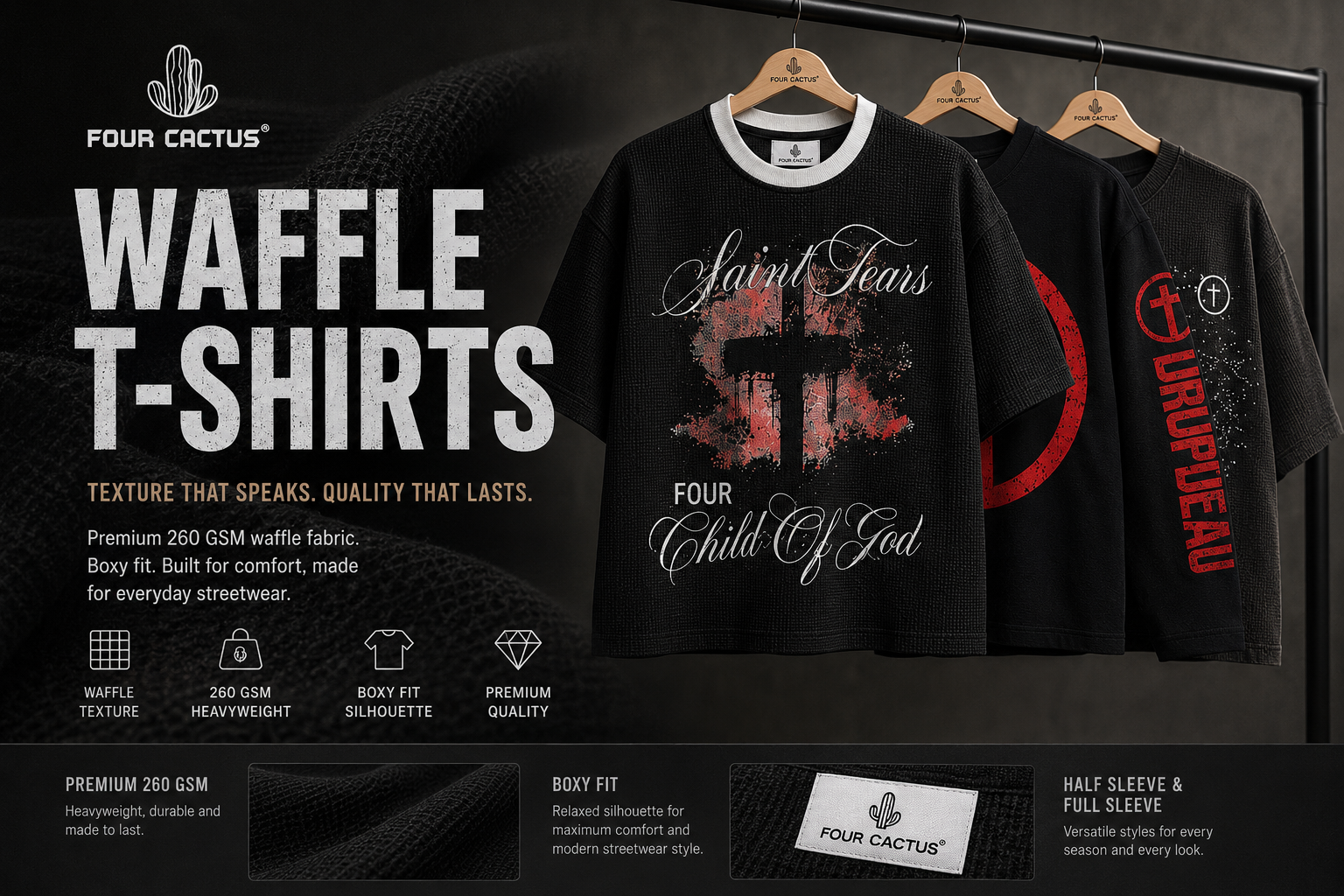 Waffle T-Shirts: The Perfect Blend of Comfort, Texture & Streetwear Style